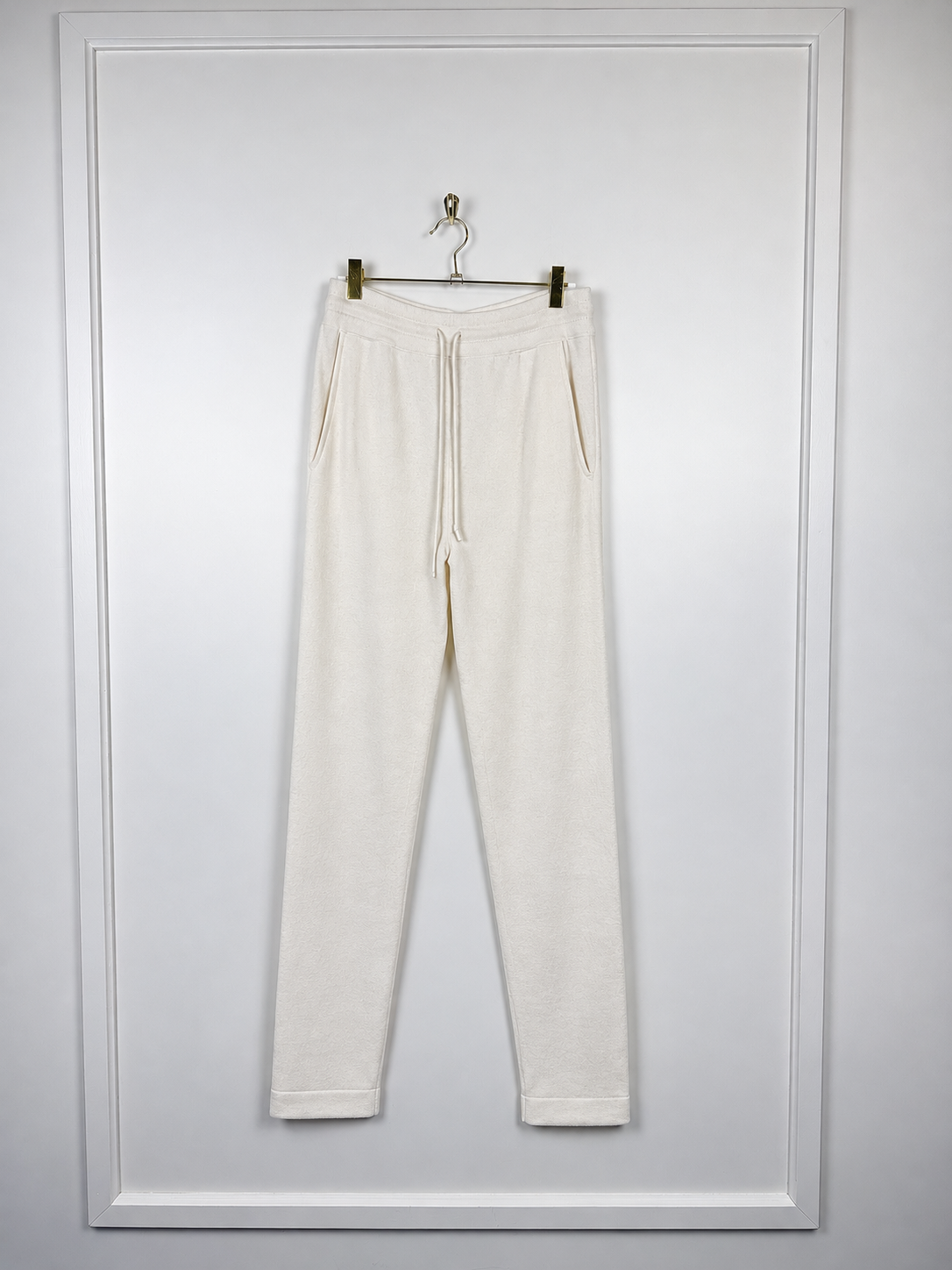 Kujten Cashmere Pants Ivory Sz. S/M