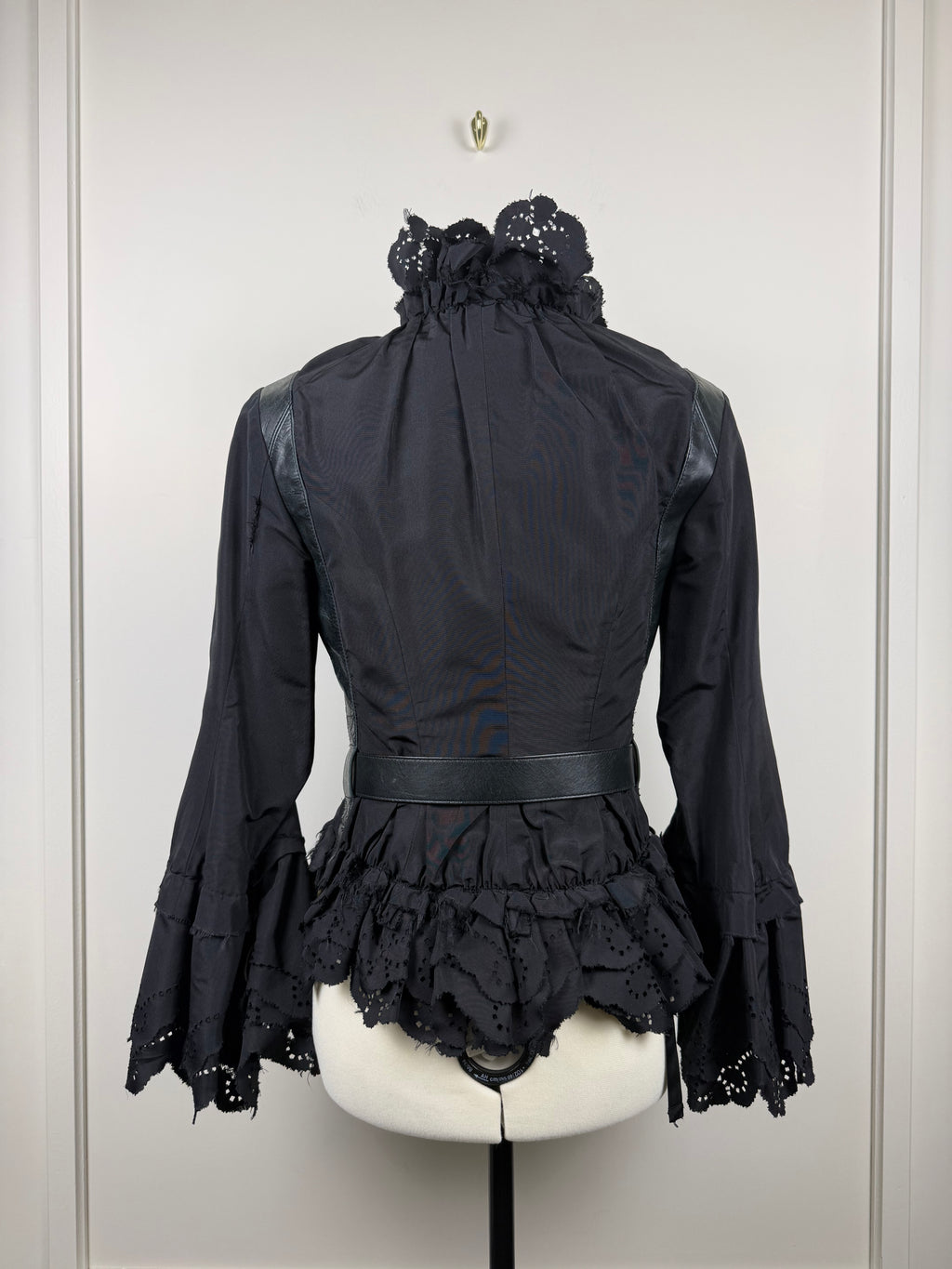 Alexander McQueen Vintage Korsett-Jacke – Schwarz – Gr. 38 DE (42 IT)