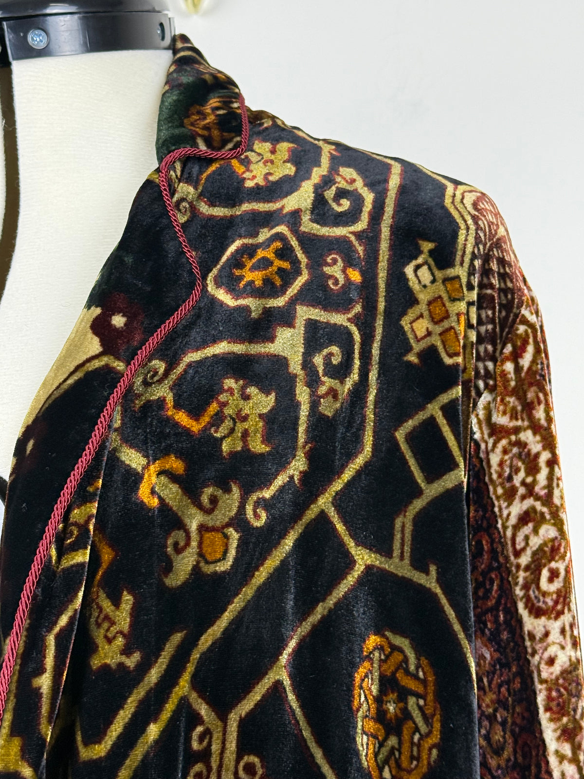 Etro Velvet Jacket Dark Multi