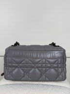 Dior Caro Tasche Medium – Grau