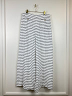 Chanel S23 Tweed Pants White Blue Sz. 42 DE (44 FR)