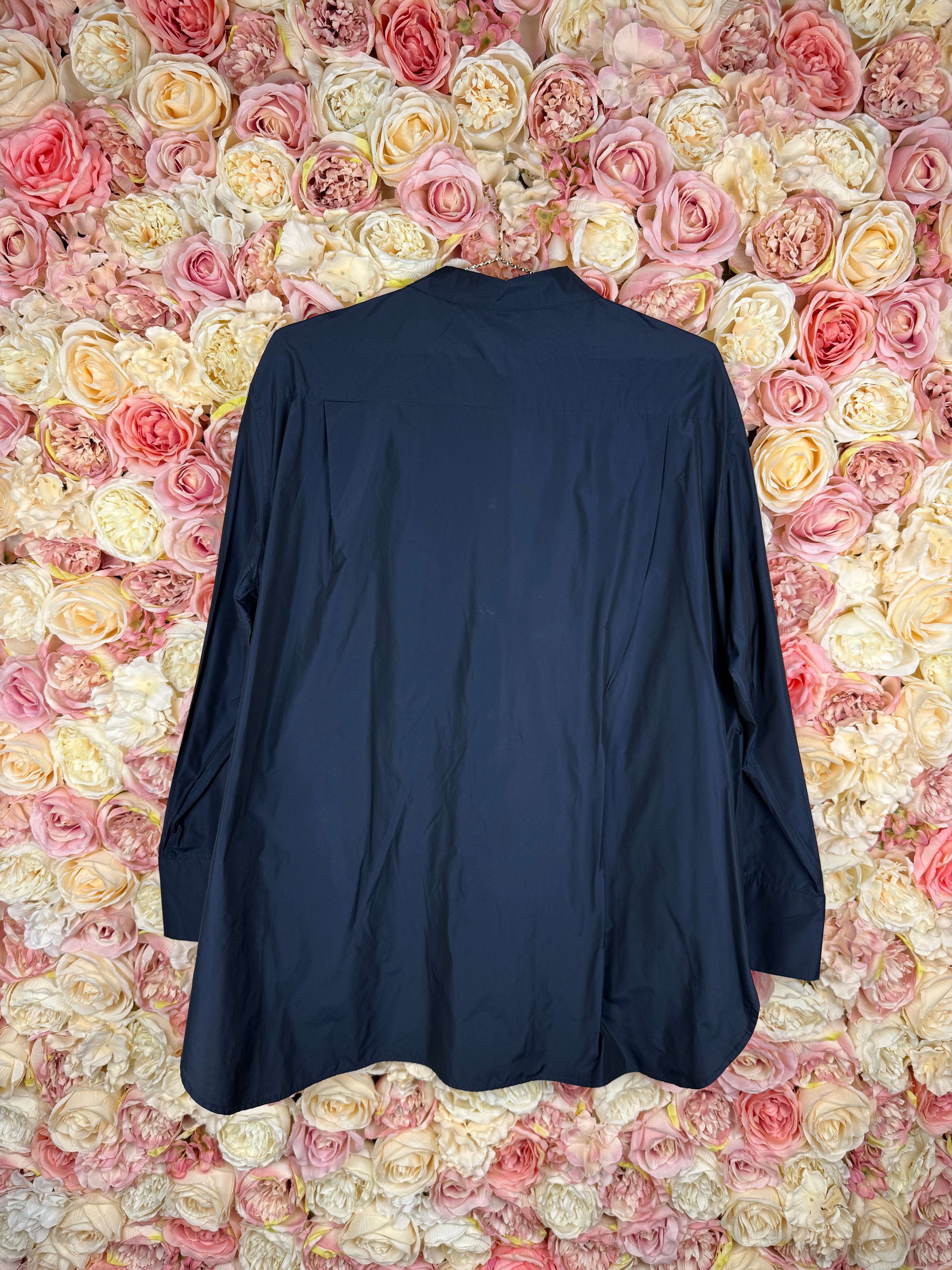 Peter O. Mahler Shirt Dark Blue Sz. M