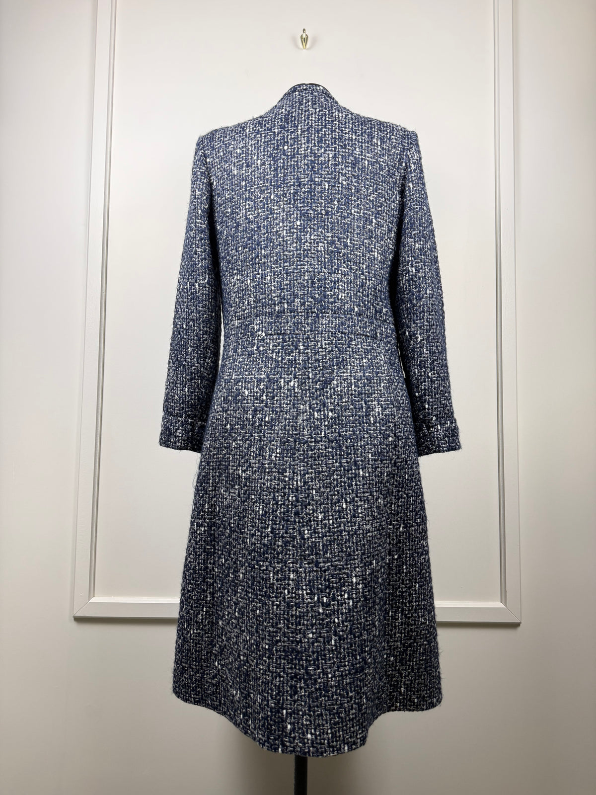Etro Tweed Coat – Blue – Size 40 DE (44 IT)