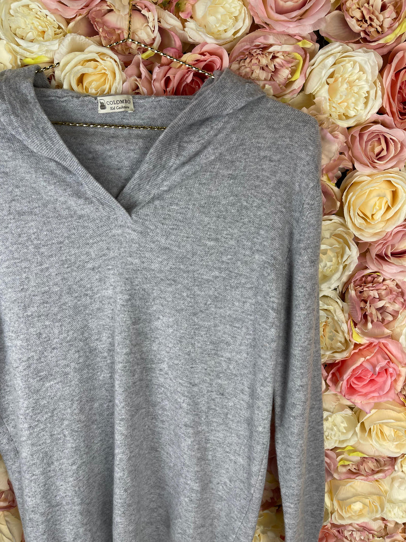 Colombo Cashmere Sweater Light Grey Sz. 38 DE