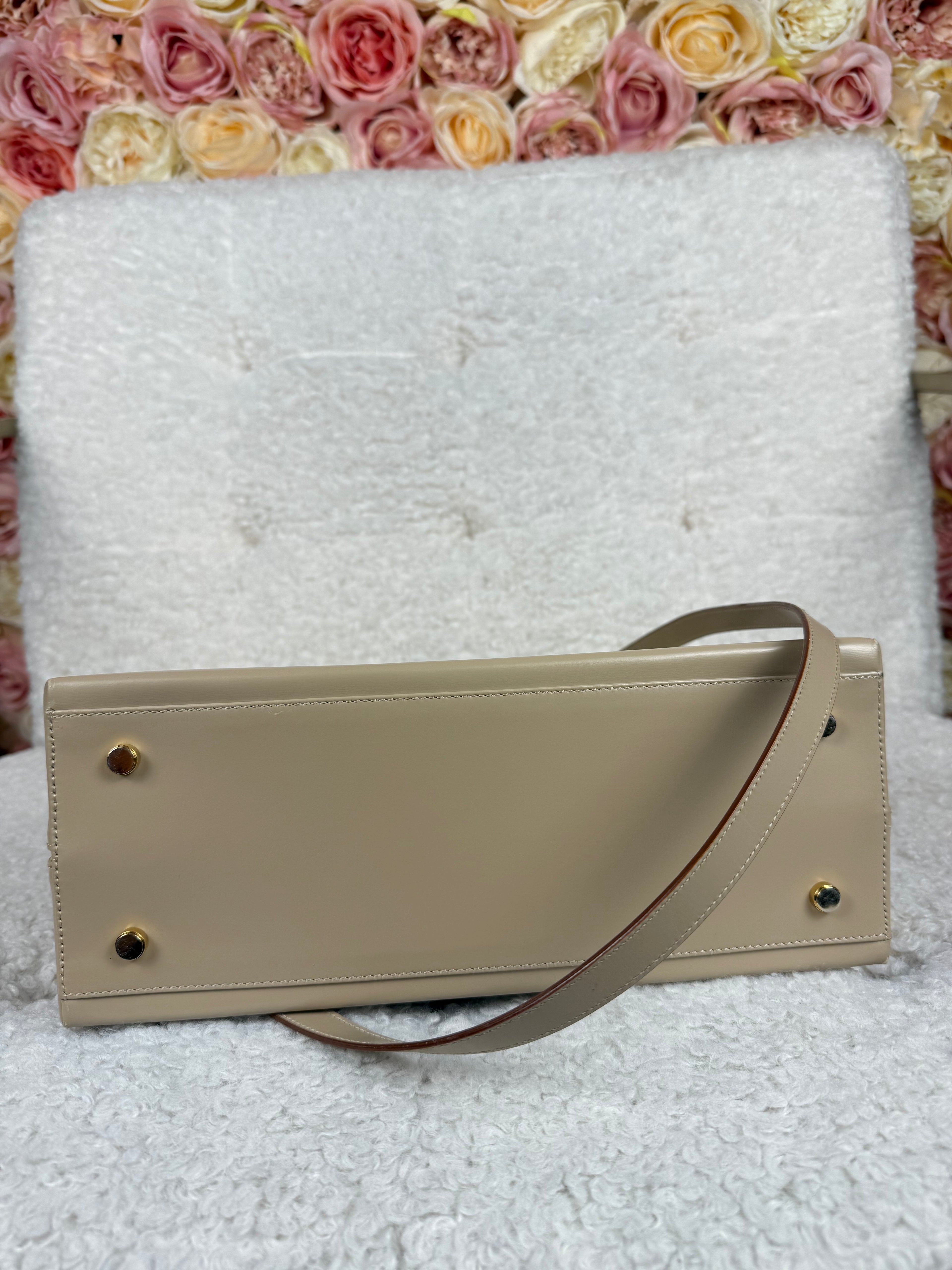 Ferragamo Top Handle Bag Beige