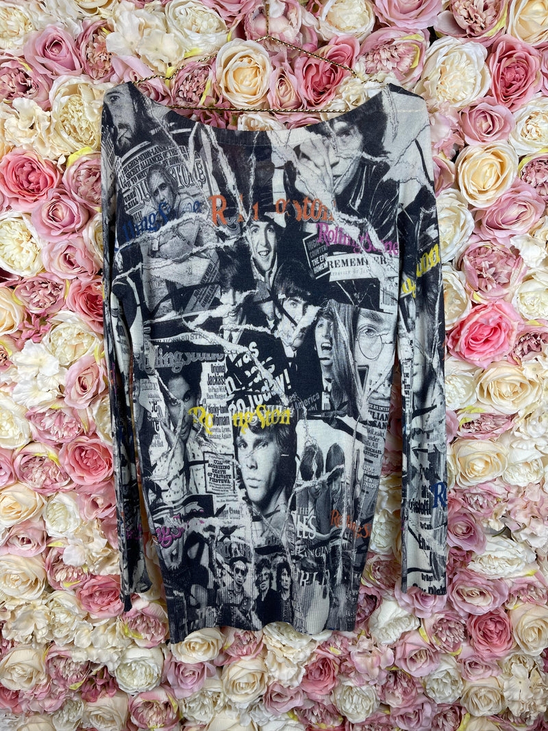 Printed Artworks Sweater Multi Sz. M