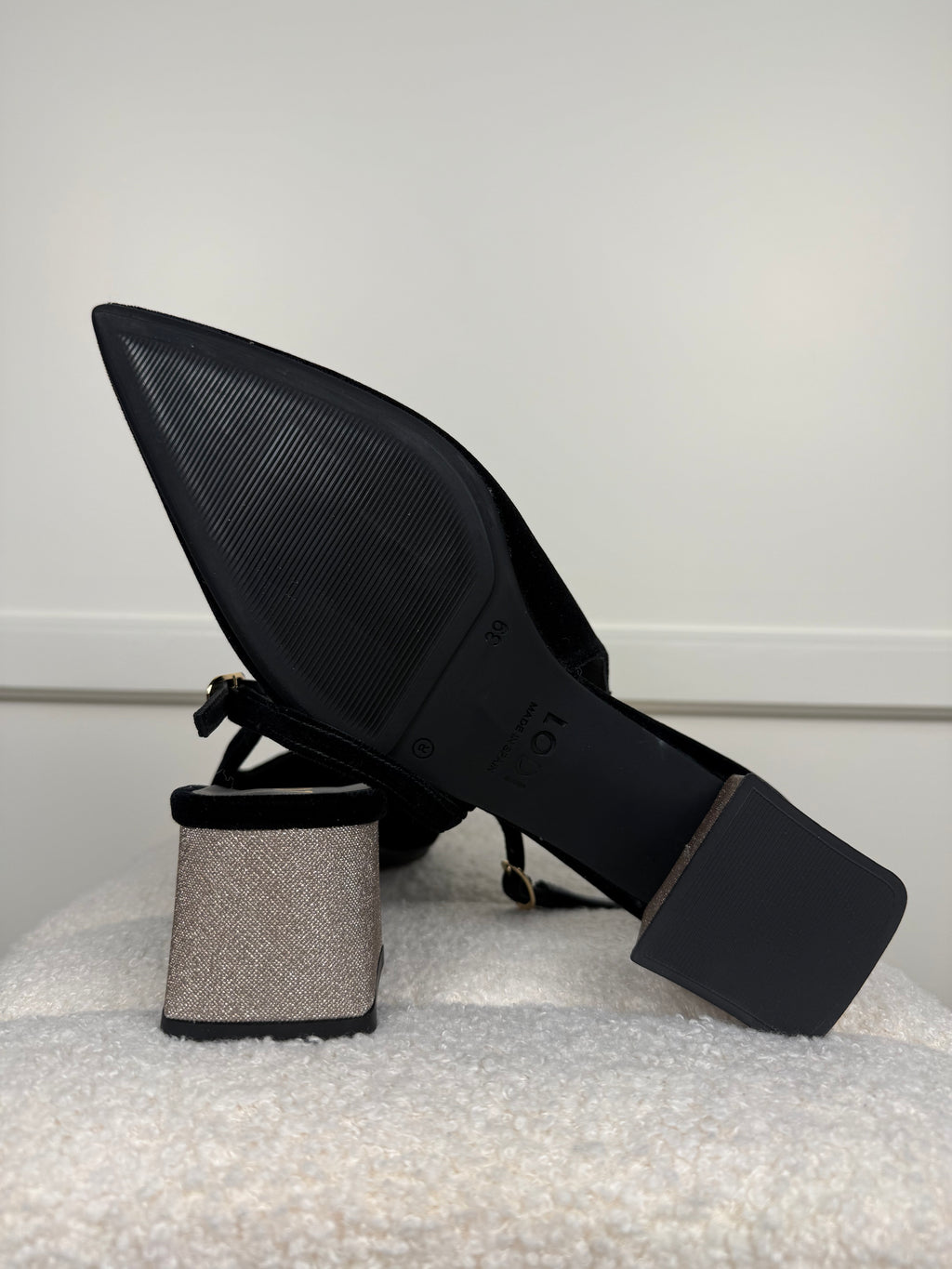 Lodi Velvet Slingbacks Black Sz. 39 EU