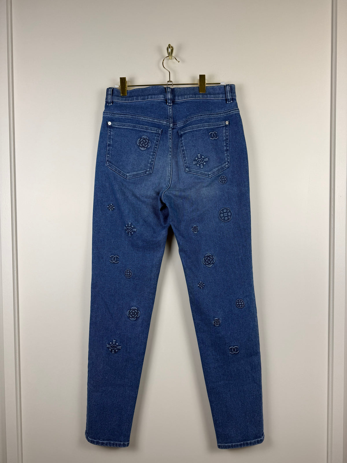 Chanel 22P Jeans Blue Sz. 38 DE (40 FR)
