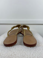 Mystique Sandalen mit Kristallverzierung – Rosa – Gr. 37 EU (US 6)