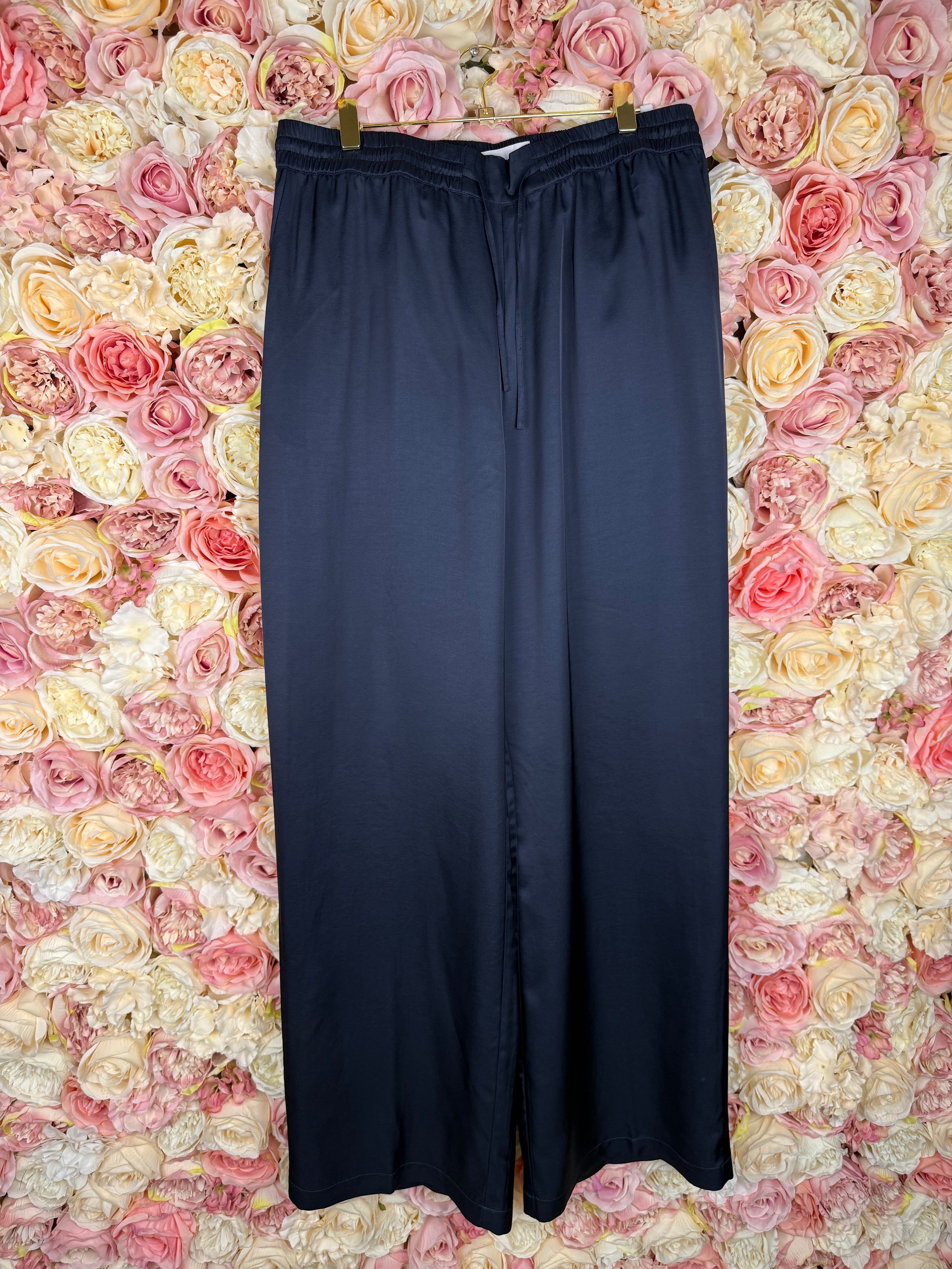Yves Salomon Pants Dark Blue Sz. 38 DE (40 FR)
