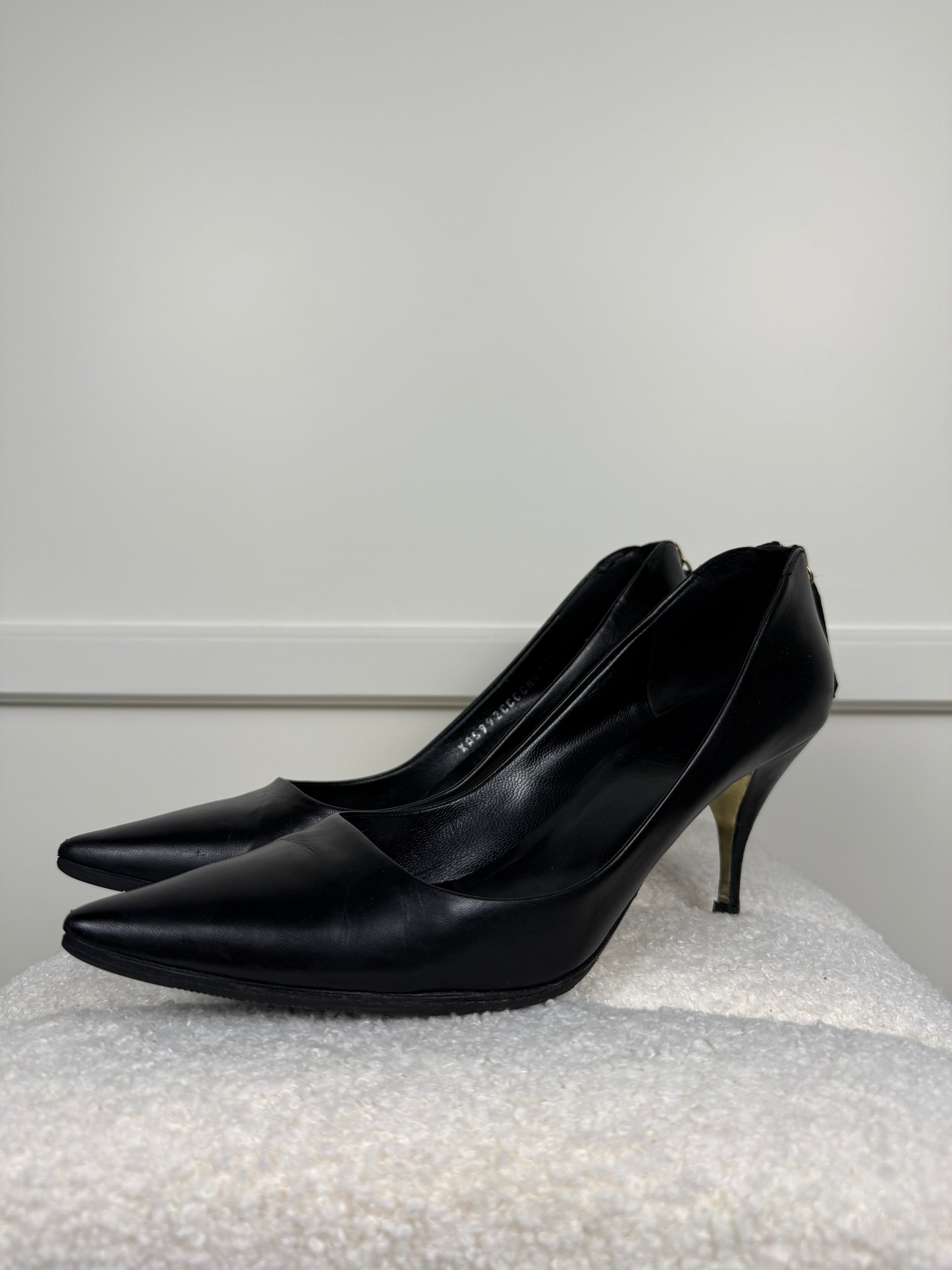 Valentino Leather Heels Black Sz. 39.5 EU