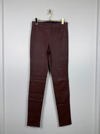 Theory Leather Leggings Bordeaux Sz. S