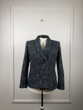 Chanel 22B Pre-Collection Tweed Blazer – Blue/Black – Size 40 DE (42 FR)