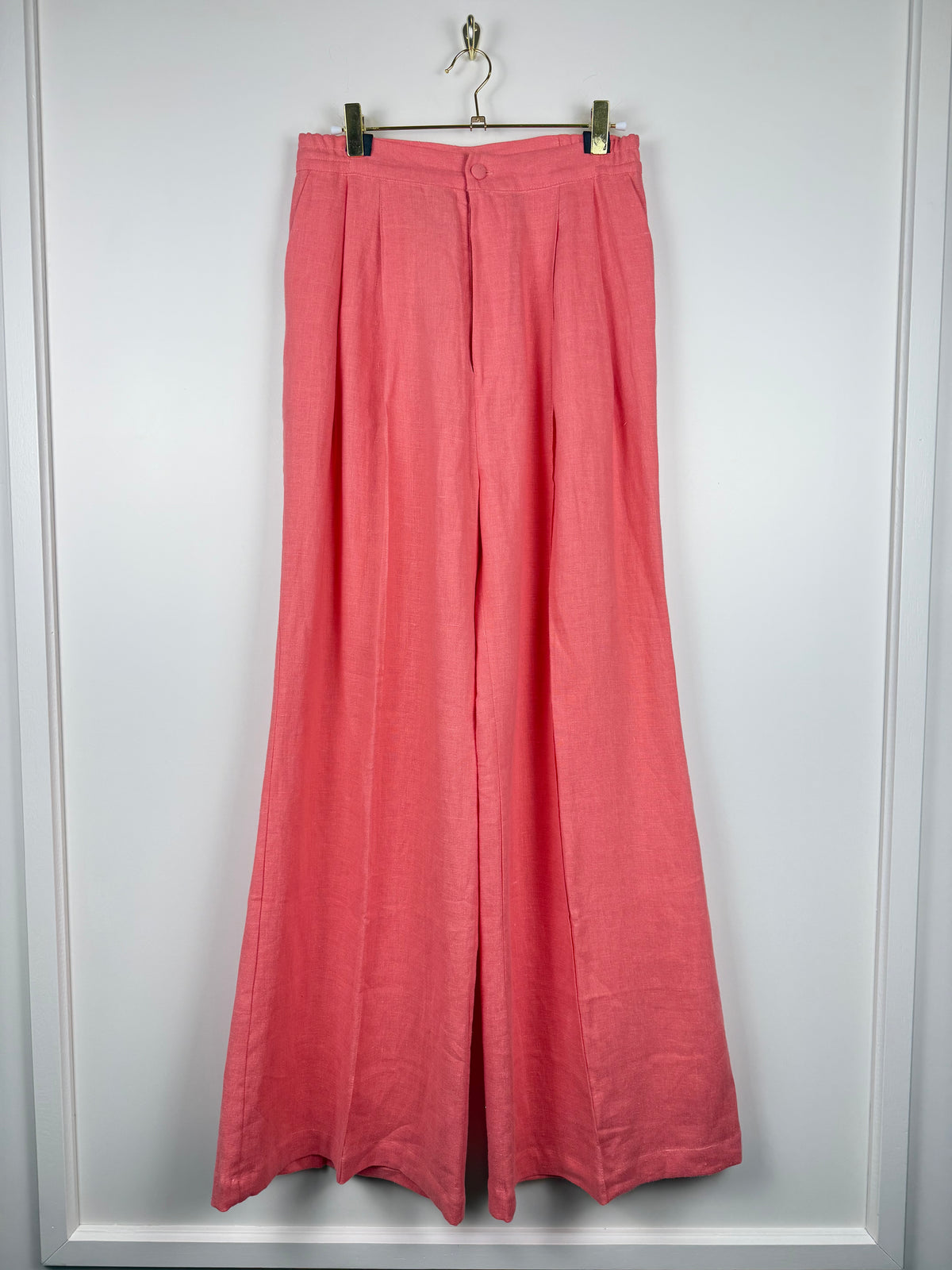 Sleeper Linen Pants Coral Sz. S