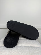 Chanel Slides Black Gold Sz. 39 EU