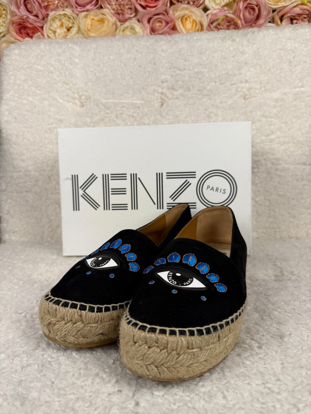 Kenzo Espadrilles Black Multi Sz. 38 EU