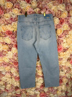 Mother Jeans "The Ditcher Crop" Light Blue Sz. 29