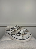 Chanel Dad Sandals White Black