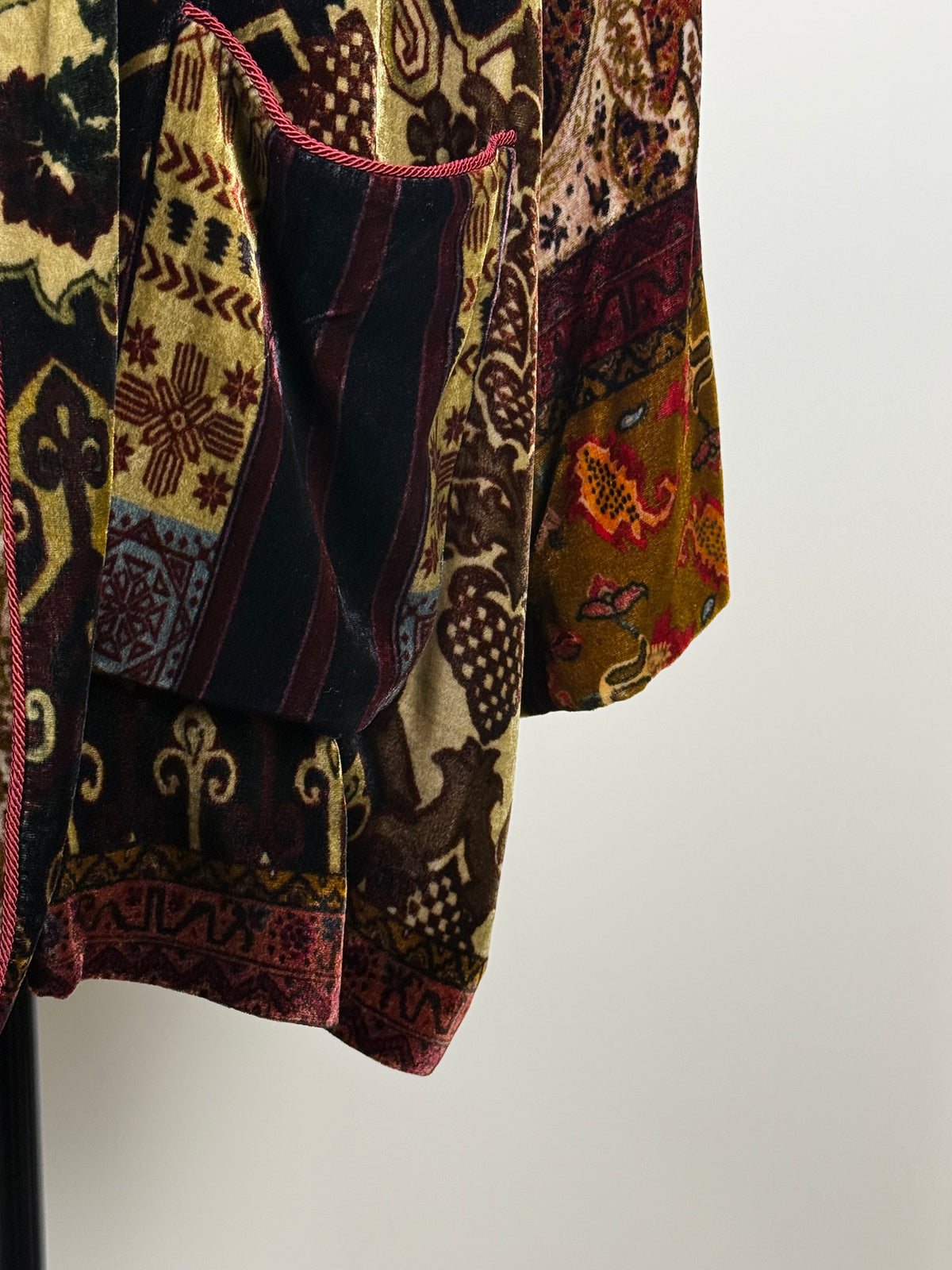Etro Velvet Jacket Dark Multi