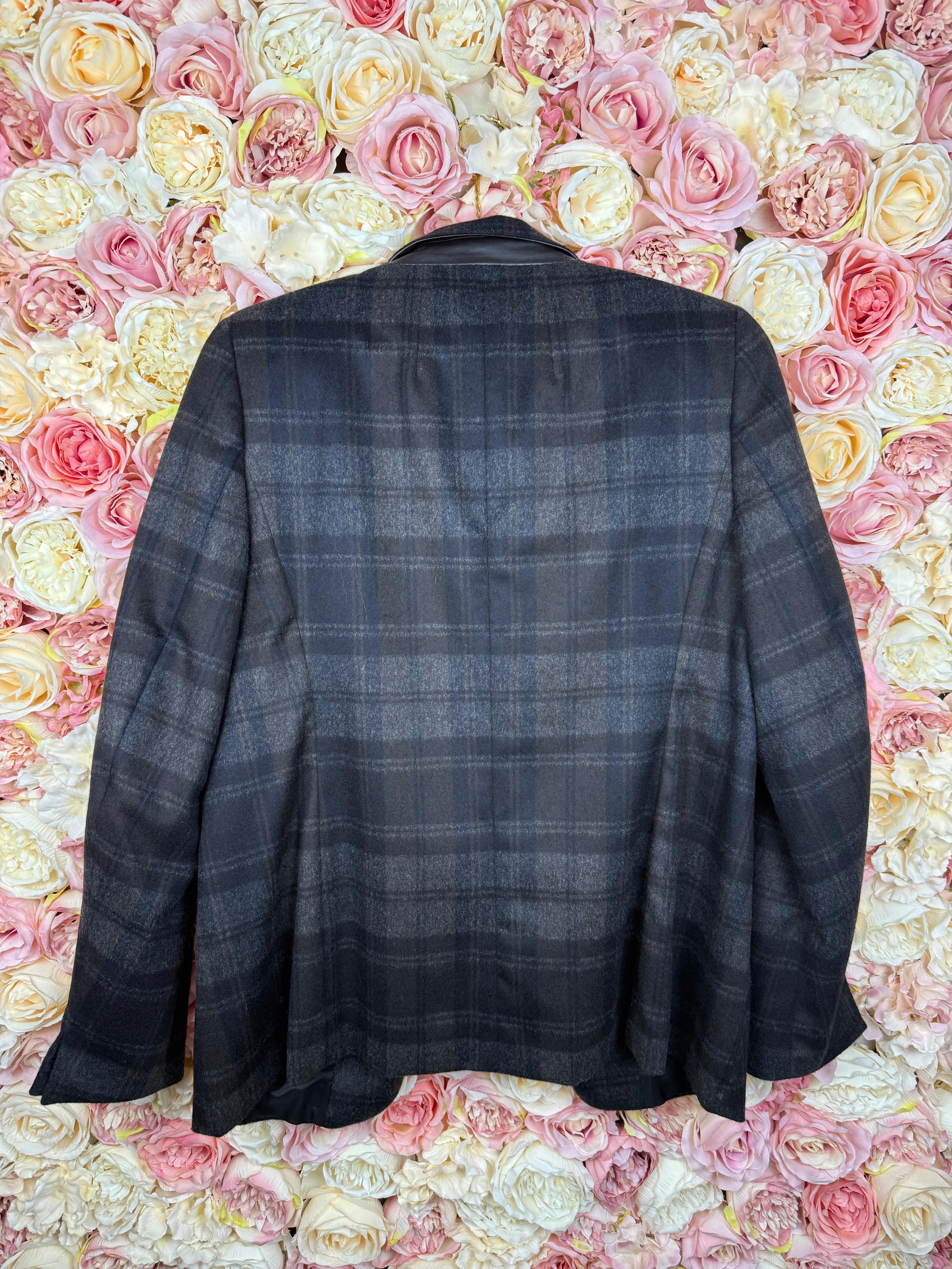 Akris Blazer Check Pattern