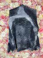 Avant Toi Silk Cotton Cardigan Grey Sz. XL