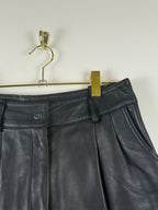 Maje Lammleder-Shorts – Schwarz – Gr. 36 DE (38 FR)