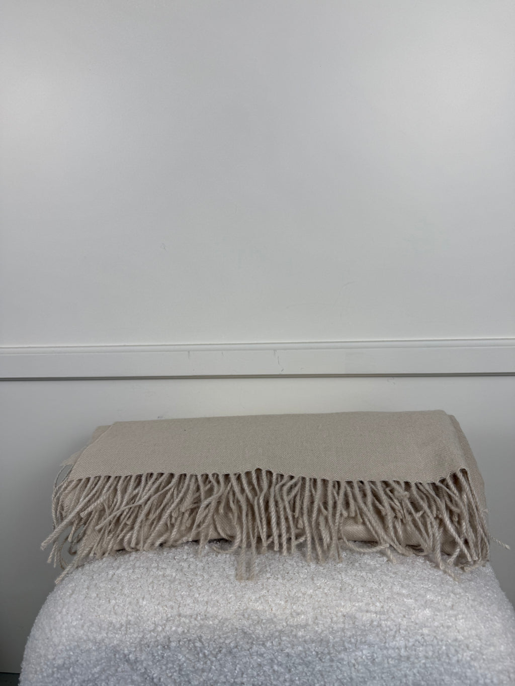 Sol Schal – Beige – 100% Baby Alpaka
