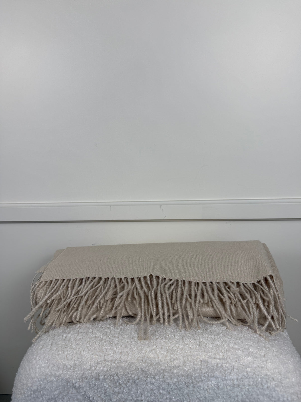 Sol Schal – Beige – 100% Baby Alpaka