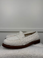 Chloé Woven Loafers Ivory Sz. 39 EU