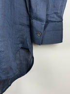 Joseph Ramie Silk Blouse Blue Sz. 40 DE (42 FR)