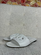 Dolce & Gabbana Calfskin Sandals White Sz. 40 EU