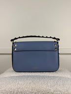 Valentino Rockstud Mini Leather Bag – Blau – Goldfarbene Nieten