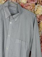 Balenciaga Oversized Striped Shirt Black White Sz. 36 DE (38 FR)