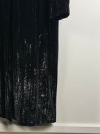 Avant Toi Mantel – Schwarz/Silber – Gr. M
