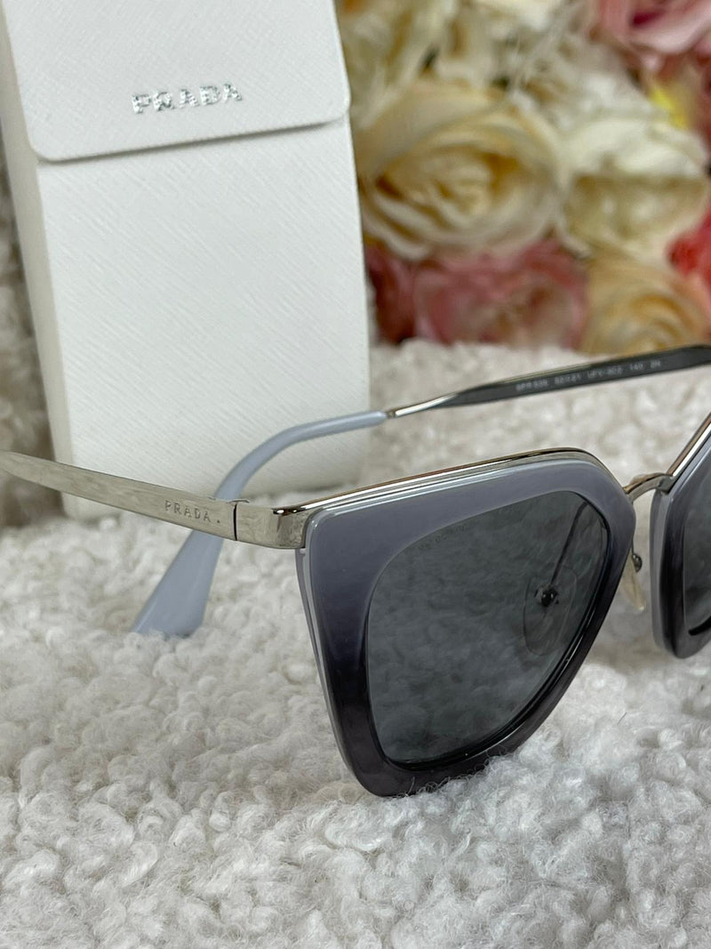 Prada Sunglasses Grey Silver