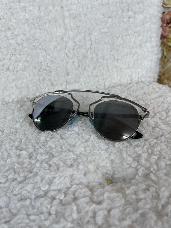 Dior So Real Reflected Sunglasses Silver
