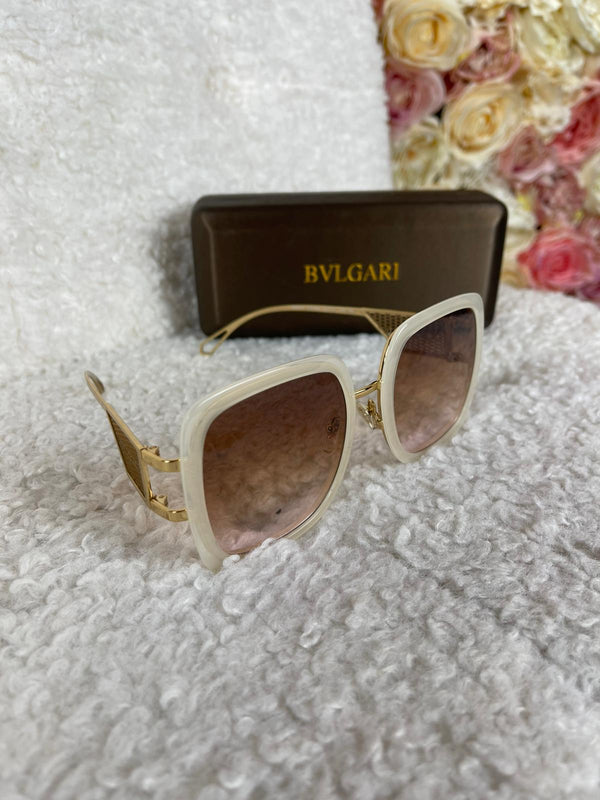 Bulgari Sunglasses Cream Gold