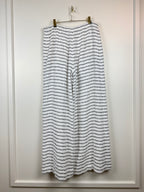 Chanel S23 Tweed Pants White Blue Sz. 42 DE (44 FR)
