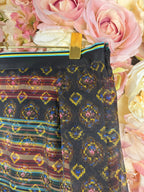 Dries Van Noten Silk Skirt Black Multi Sz. 36 DE