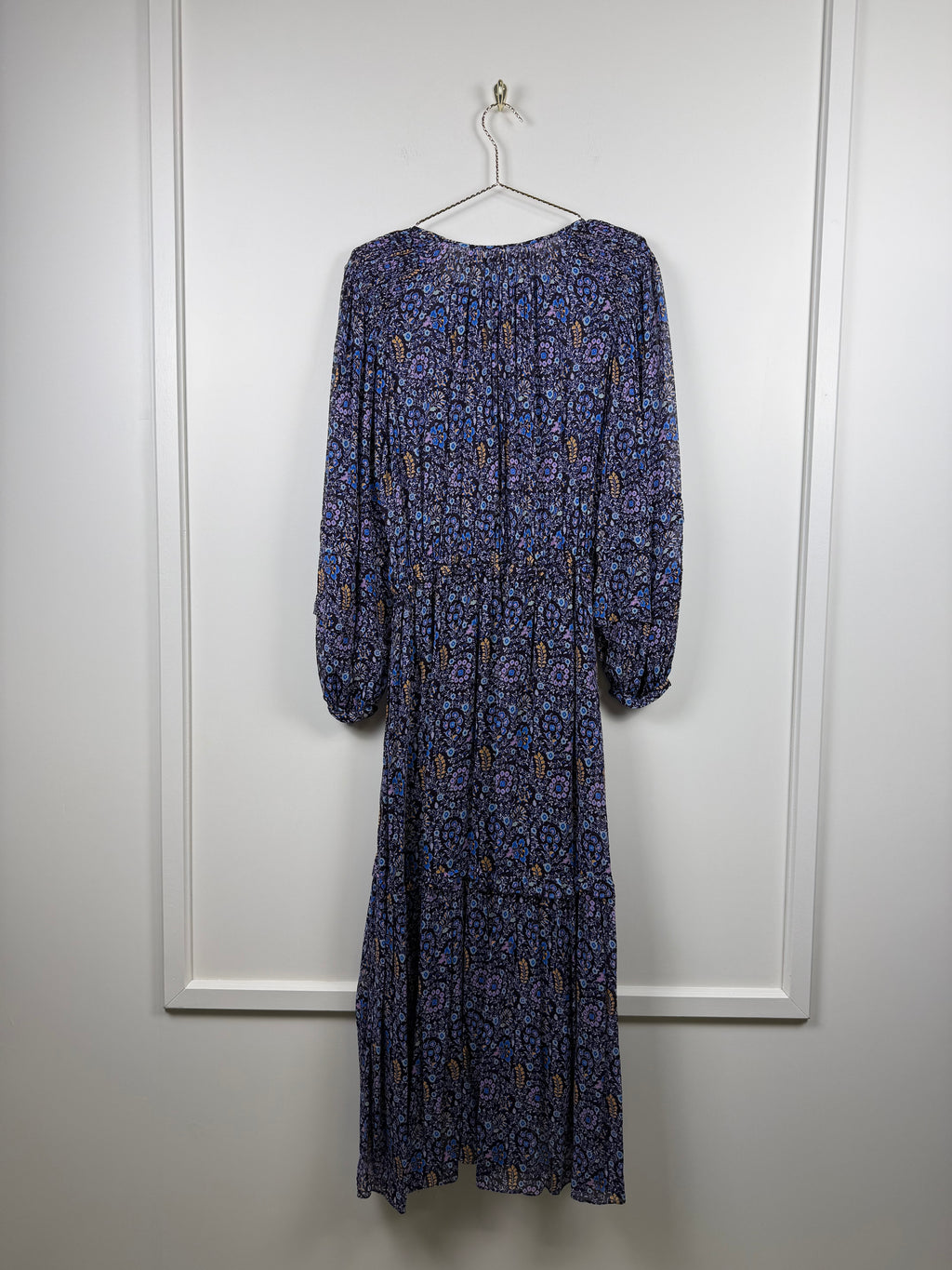 Isabel Marant Étoile Kleid mit Blumenprint – Blau – Gr. 36 DE (38 FR)