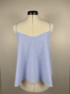 Ewa Herzog Striped Cotton Top Blue White Sz. 36 DE