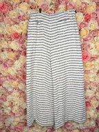 Chanel S23 Tweed Pants White Blue Sz. 42 DE (44 FR)
