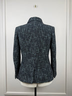 Chanel 22B Pre-Collection Tweed Blazer – Blue/Black – Size 40 DE (42 FR)