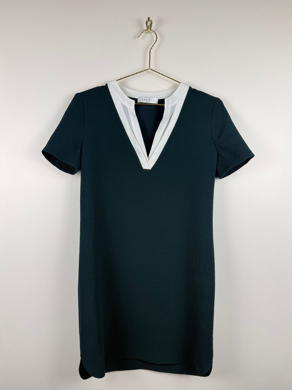 Sandro Kleid – Dunkelgrün – Gr. 34 DE