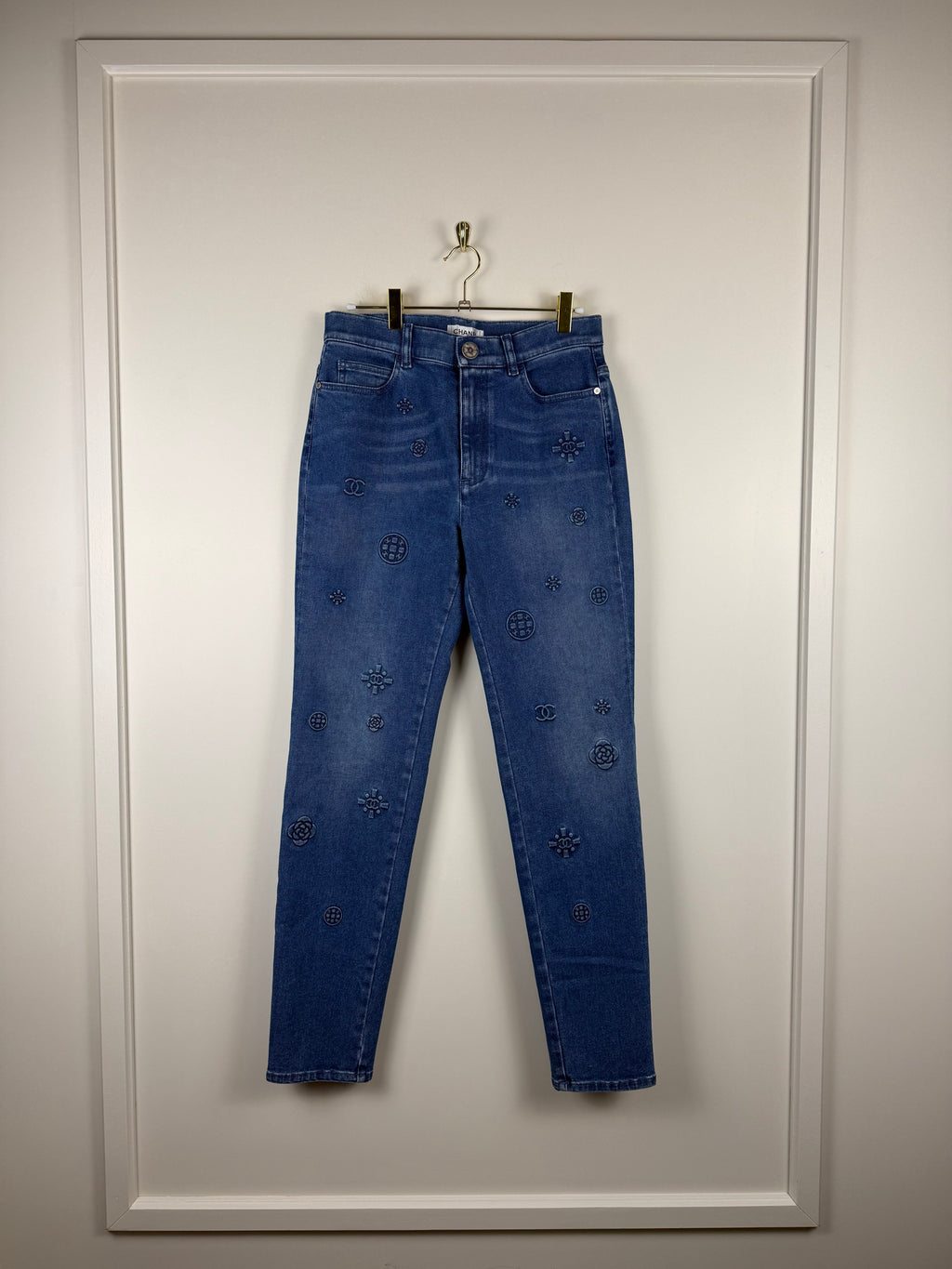 Chanel 22P Blue Jeans Sz. 38 DE (40 FR)