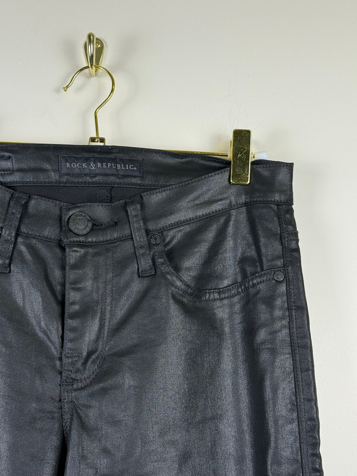 Rock & Republic Hose – Schwarz – Gr. 38 EU (8)