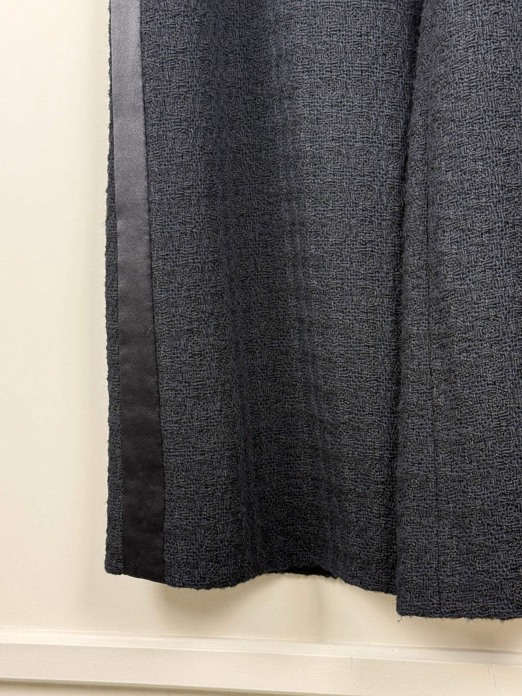 Chanel Tweed Hose – Schwarz – Gr. 46 DE (48 FR)