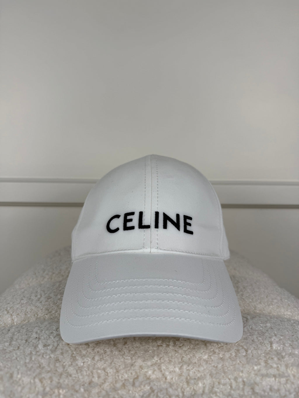 Celine Logo Cap – Weiss – Gr. M