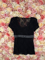 Dolce & Gabbana Lace Top Black Sz. 40 DE (44 IT)