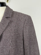 Barbara Lohmann Cashmere Blazer Bordeaux Multi Sz. 40 DE